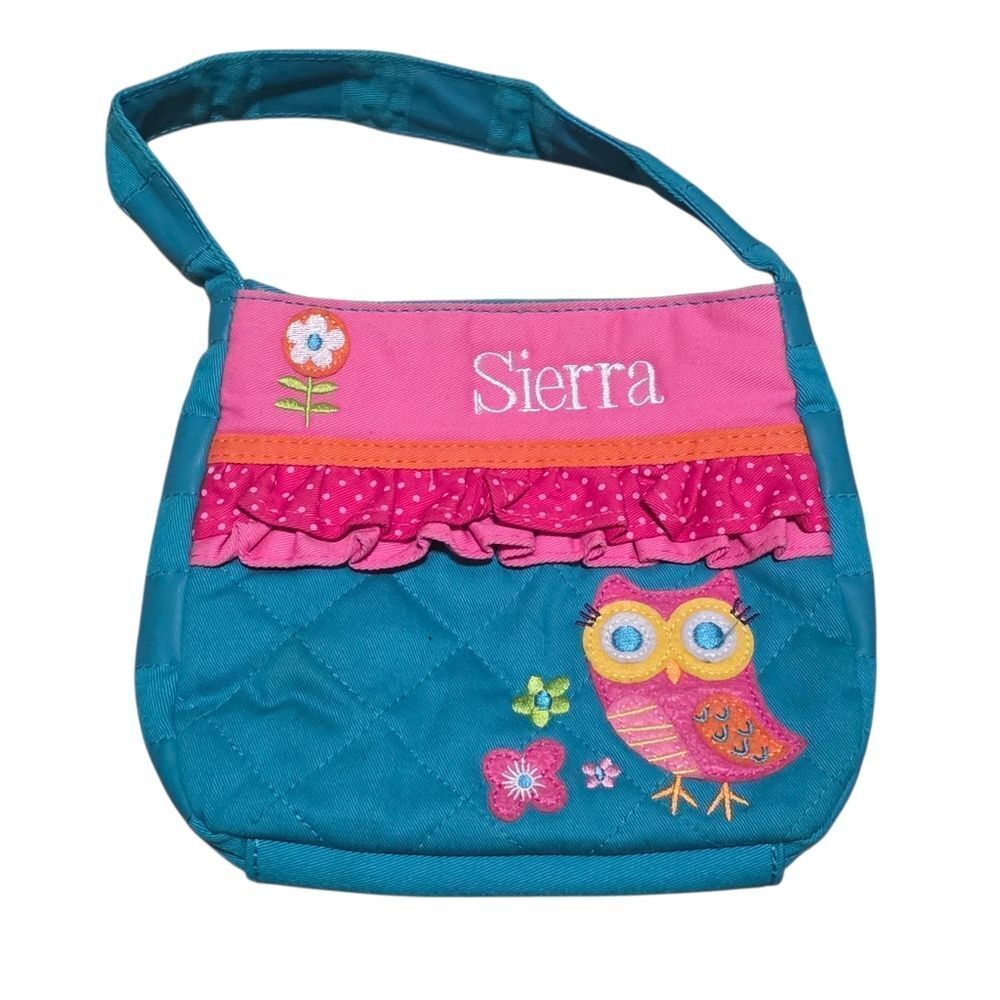 "Sierra" Colorful Owl Embroidered Handbag